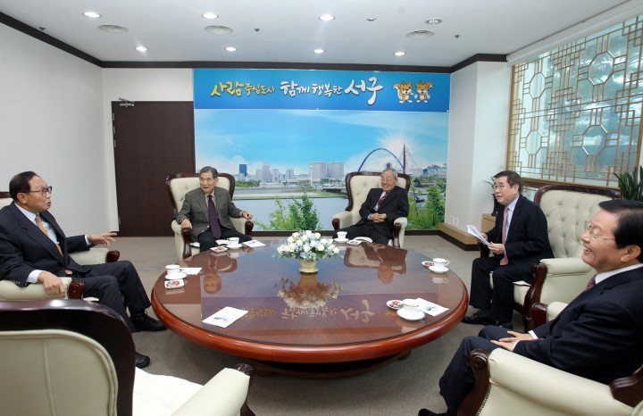 장종태 서구청장, “역대 서구청장의 의견을 모두 수렴해 구정에 적극 반영”