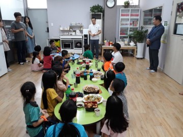 다사소상공인연합회, 지역아동센터에 간식 기탁