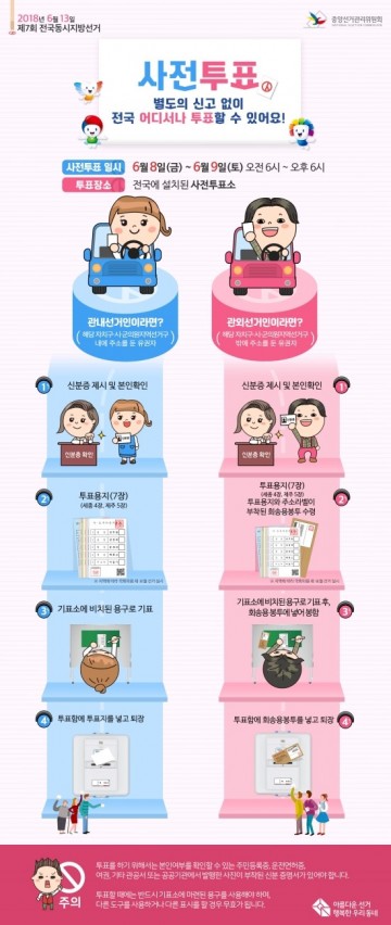 세종시, 8~9일 지방선거 사전투표 하세요!