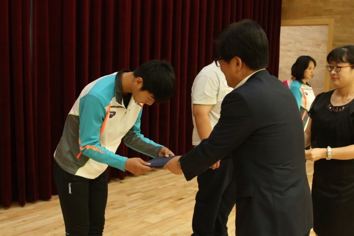 세종시교육청, 제44회 전국소체 유공자 시상식 개최