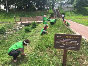 한국건강관리협회 대전충남지부, ‘유등천 환경정화활동’으로 도심 생태하천 복원 힘써