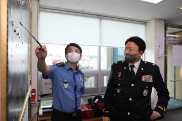 장인식 동해지방해양경찰청장, 포항해경서 치안현장 점검 나서