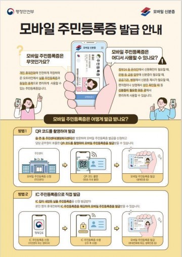대전시, 14일부터 ‘모바일 주민등록증’ 전 지역 확대 시행