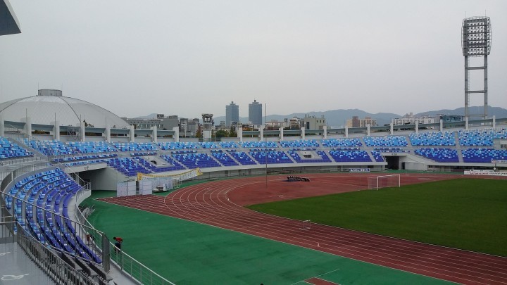 대전 한밭 주경기장, 노후시설 보수로 새 단장