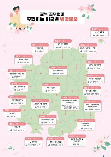 경북의 23개 벚꽃 명소가 뜬다!