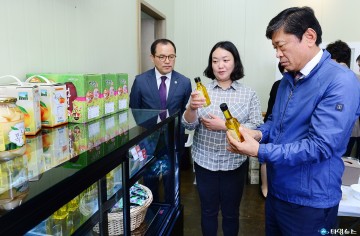 라승용 농촌진흥청장 충북 음성 영농현장 방문