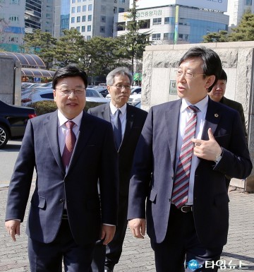 권선택 시장·김경훈 의장, 봄은 옵니다!