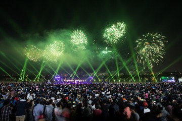 제2회 구미낙동강 수상불꽃축제 성황리에 개최