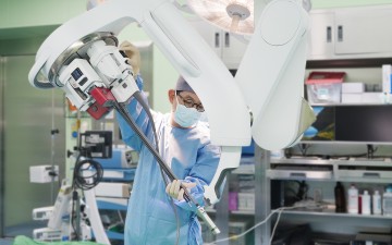 건양대병원, 단일공 로봇수술 300례 달성