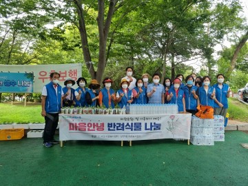 명진 광주시의원, 상무1동 자원봉사활동 참여