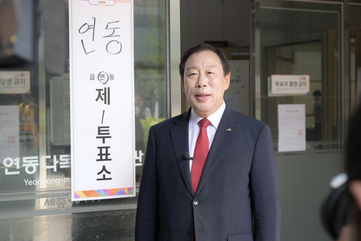 최민호 세종시장, 유권자 한 표가 미래 결정
