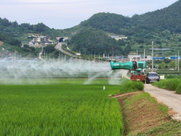 친환경벼 생산단지’, 여수시 병해충 공동방제 나서