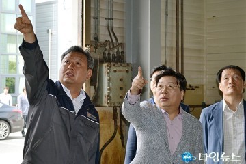 권선택 대전시장, 기업체 현장방문 격려