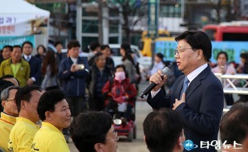 권선택 대전시장, 칼국수를 보면 추억이 생각난다!