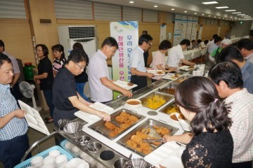 충청북도, 장애인시설 생산품 구내식당 사용확대