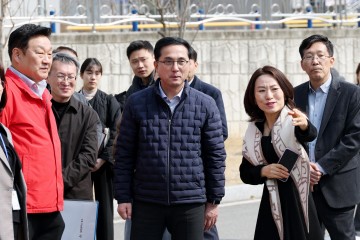 박희조 동구청장, 천동초 앞 버스정류장 위치 조정 검토