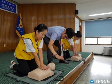 안동경찰서 녹색어머니회 대상응급처치교육 