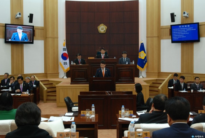 제175회 경산시의회 임시회 개회