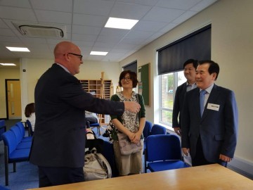 김지철 충남교육감, 중등영어교사 심화연수 국외연수기관 점검