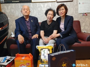 충북남부보훈지청, 광복절 계기 재가복지대상자 위문