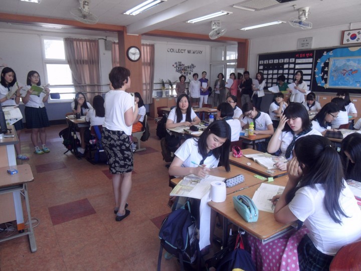 영덕여중 2015학년도 학교 공개의 날 행사 시행