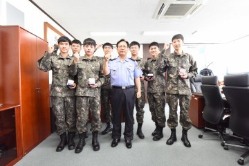 완도해경, 제366기 전역식 개최