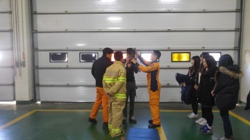 보성소방서, 벌교고등학교 미래 소방관 직업체험