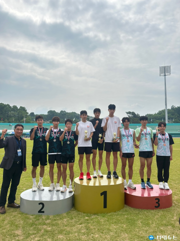 청주시청 육상부, KBS배 전국육상경기대회 은메달 획득