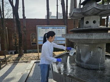 대전보건환경연구원, 약수터·민방위 비상급수시설 수질검사