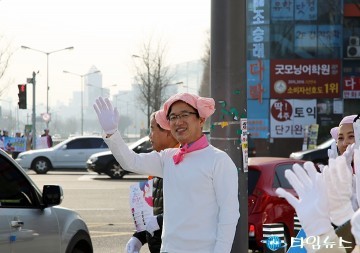 대전 유성구, 유성온천문화축제 거리 홍보로 ‘눈길’ 