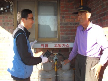 대전 동구, LPG고무호스 금속배관 무료교체
