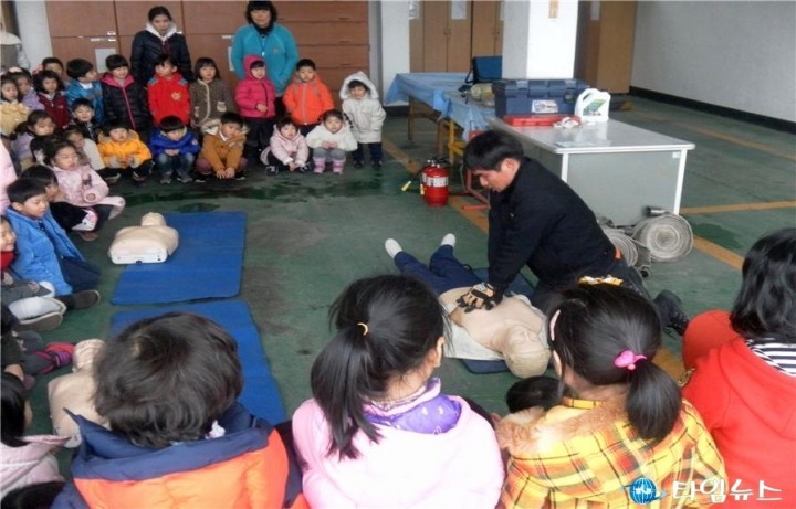  순천소방서, 구례119안전센터 “어린이 눈높이 맞춤, 소방안전교육”