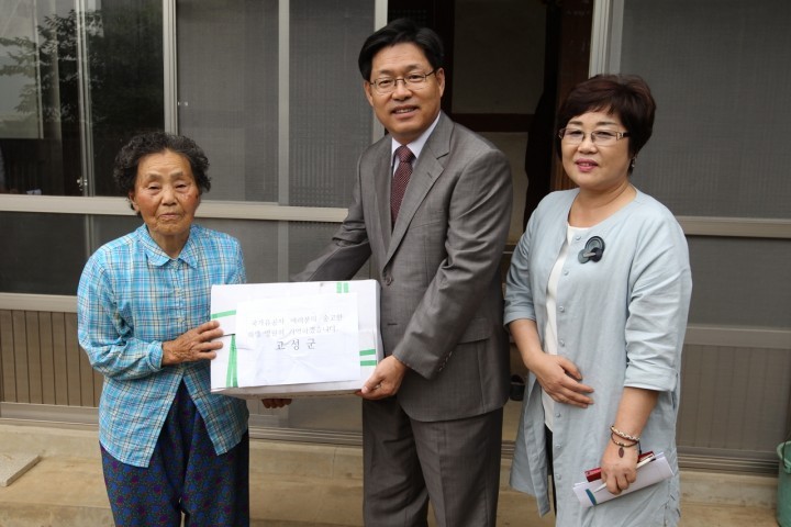 고성군, 6월 호국보훈의 달 맞아 보훈가족 위문