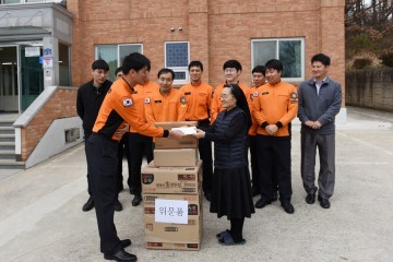 시 소방안전본부,  ‘사랑의 집’ 봉사활동으로 종무식 갖어