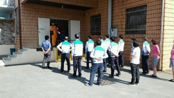 보성소방서, 벌교우체국 공공기관 합동소방훈련 실시