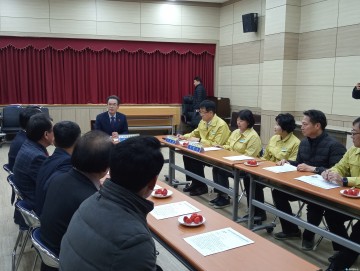 이성희 농협중앙회장 보은군 방문 격려