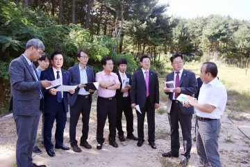 대전 서구의회, 도시건설위원회 현장점검