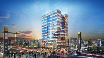 위례신도시 우남역 로데오 거리 중일 라크리움 상가 임차선호도 1위