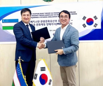 문화재청, 우즈베키스탄 문화유산청과  문화유산 국제개발협력사업 업무협약 체결