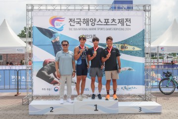 계룡건설 철인3종 선수단, 창단 첫해 전국제패
