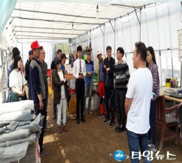 영덕군 귀농·귀촌 예비농부 관내 우수농장 견학..작목 선택과 재배기술 향상 기대