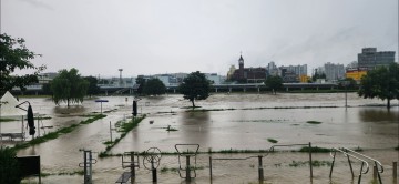 대전 중구, 유등천변 체육시설 호우 피해복구 총력