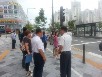 세종시 안전도시위원회, 보행자 안전점검