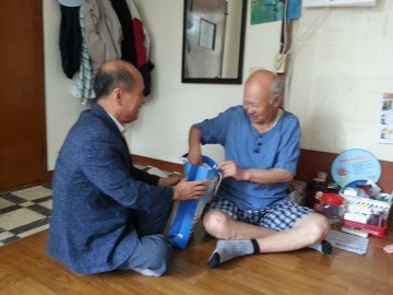 충북북부보훈지청, 혹서기 재가복지서비스 현장점검 및 위문