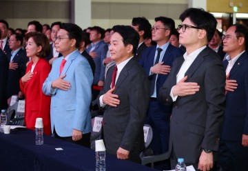 원희룡 "그가 배신자"…한동훈, 연설에 '元 비난' 포함했다가 빼