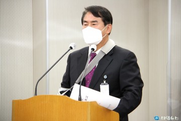 [2022년 국감] 국회 교육위원회 국감서 업무 보고하는 이정선 광주시교육감  