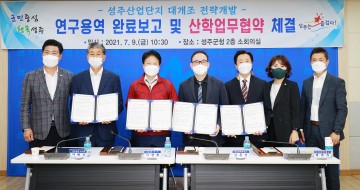 성주산업단지 혁신을 위한 비전과 발전전략수립