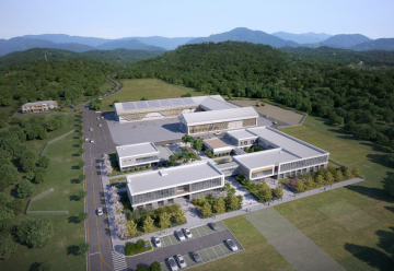 2023년 완공 예정인 봉화군 문화재수리재료센터 첫 삽