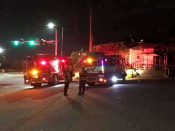 보성소방서, 가상화재 불시출동훈련 실시