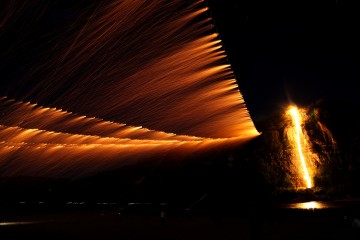 안동시, '2024 하회선유줄불놀이' 1회차 시연 성료 